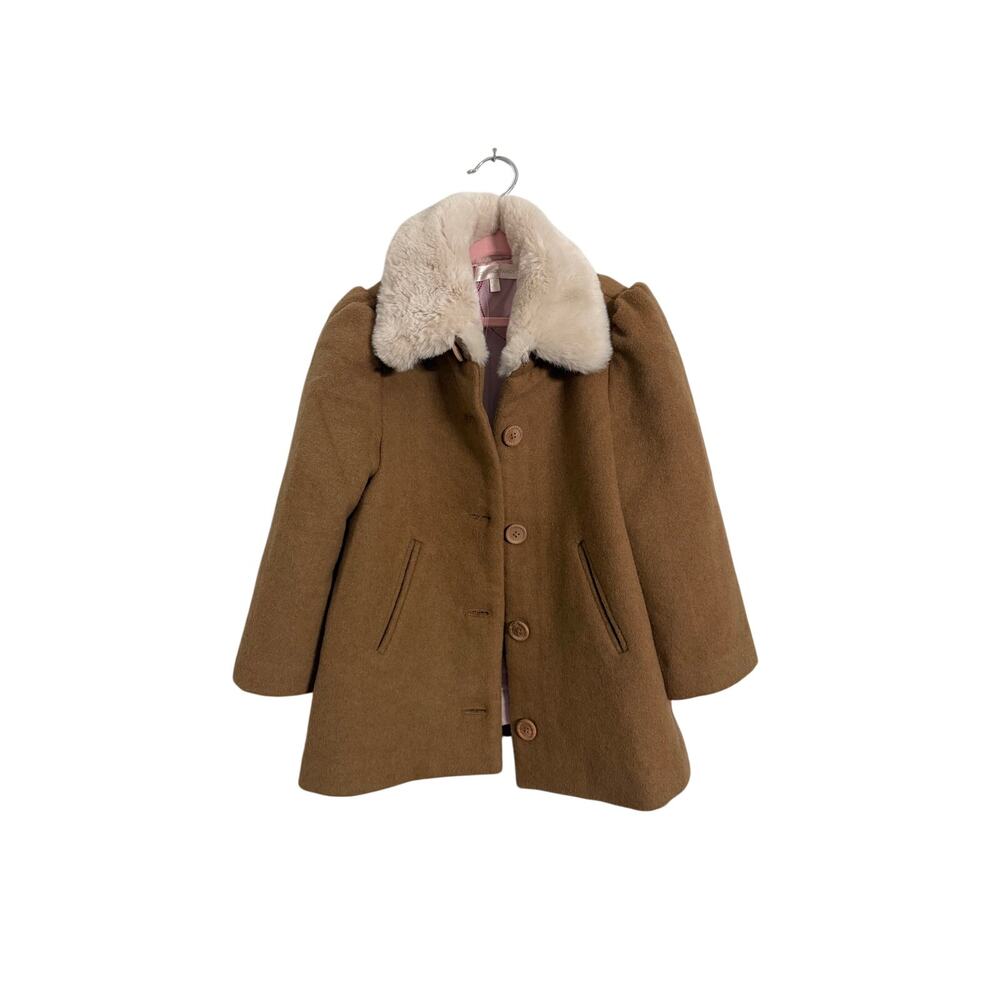 LoveShackFancy Toddler Girls Wool Coat